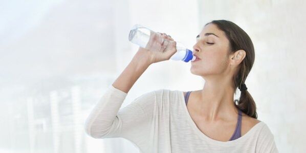 To lose weight fast, you need to drink at least 2 liters of water daily. 