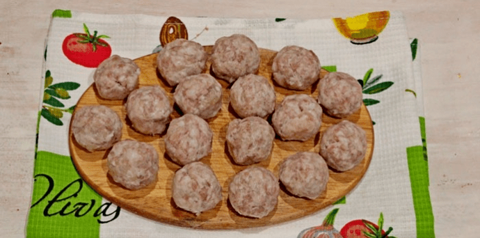Inducy boiled meatballs